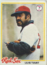 1978 Topps Baseball Cards      345     Luis Tiant